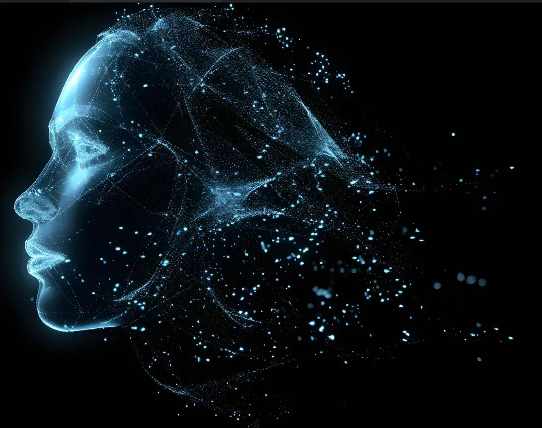 Holografická AI hlava — Majetdvor Neurónové centrum